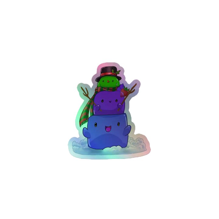 Christmas 2024 Holographic sticker product image (1)