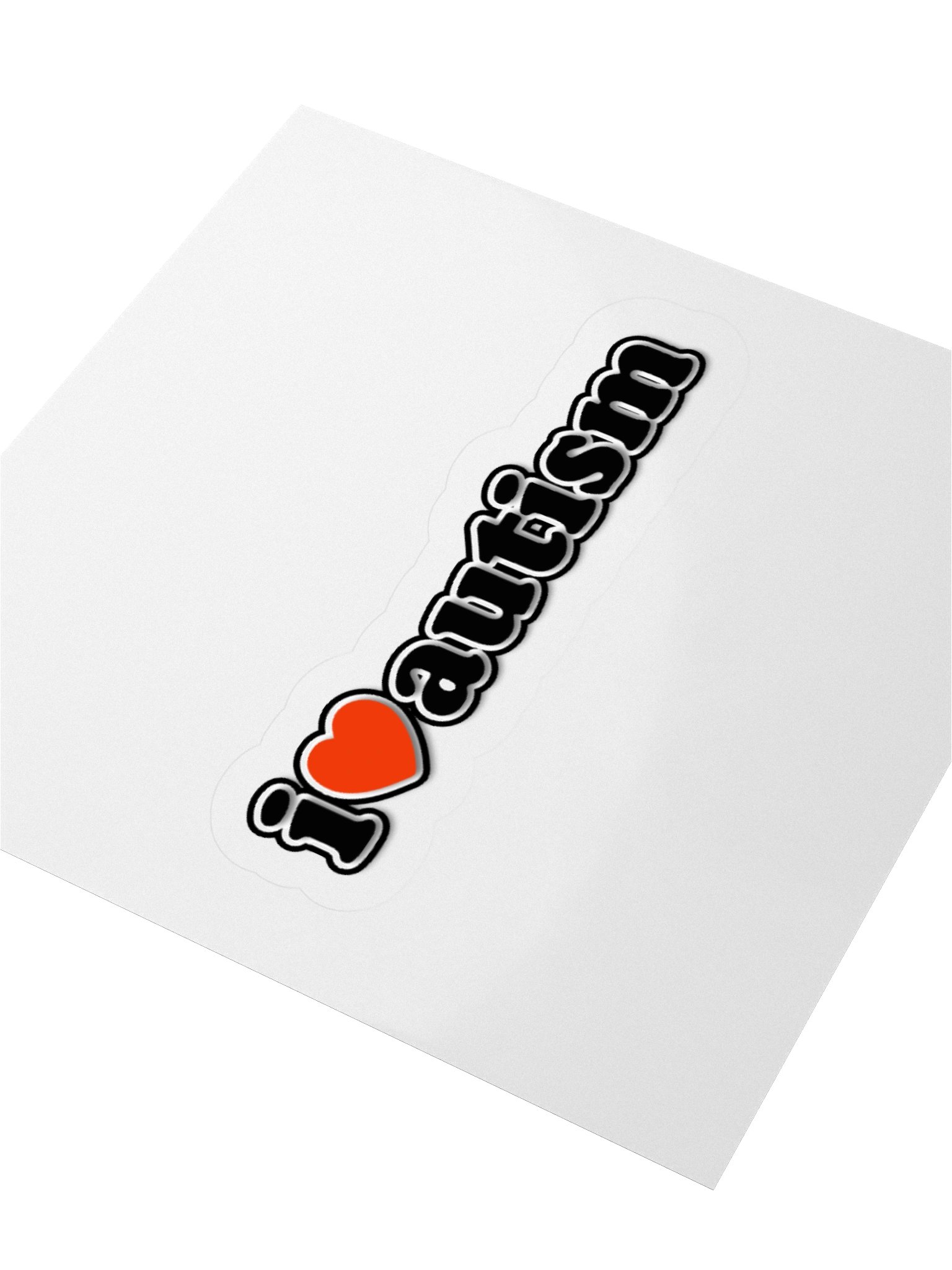 I Heart Autism Sticker product image (3)