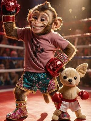Tiny Chihuahua vs. Tazz… Then THIS Happens 😂🥊 | Dance Battle Tazz stepped into the ring ready for a serious boxing match… but his tiny Chihuahua opponent had a completely different game plan. 😂🥊 The fight quickly turns into a perfectly synchronized dance battle. Who won this round? 🐶💎 #LadyChicaUniverse #FunnyAnimals #Chihuahua #DanceBattle #YouTubeShorts