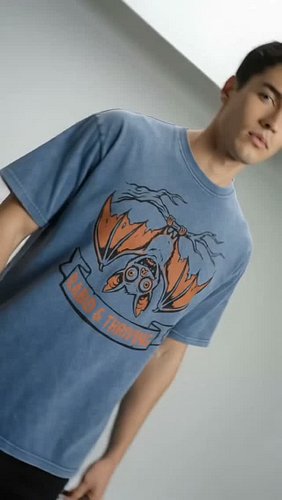🦇 Spooky season, but make it fashion 🎃 This vintage-washed bat & tree graphic tee is your new fall fit staple. Shop now for H...