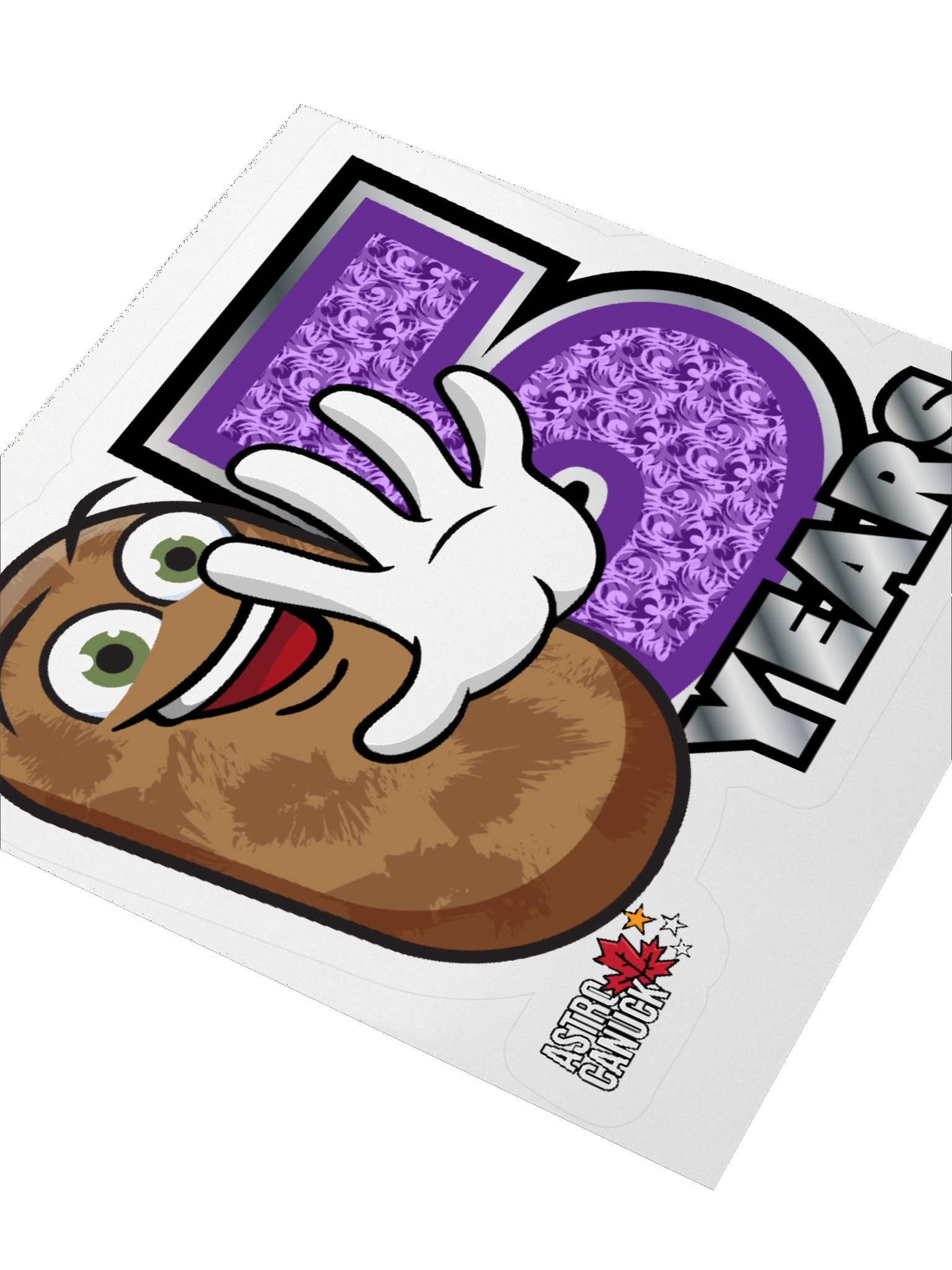 Regular size 5 Year Celebration Sticker product image (7)
