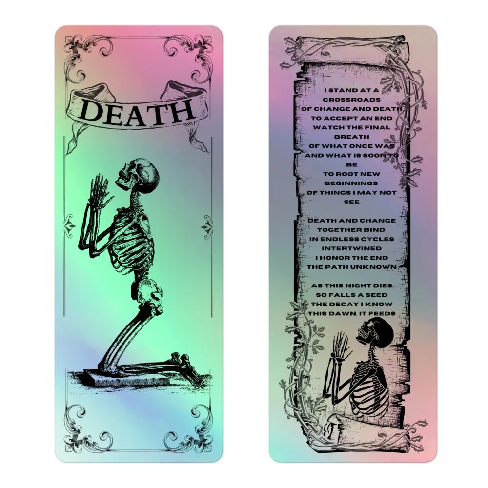 "Death" Candle Sticker product image (6)