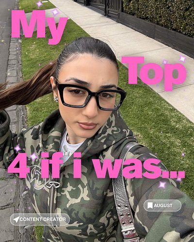 If you're new here these are my top 4! What are yours?

#top4 #twitchstreamer #explore #contentcreator