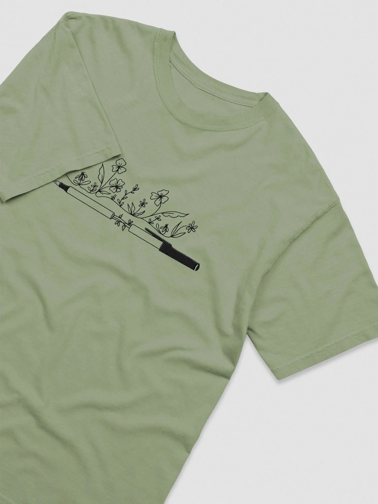 Free Writing Embroidered T-Shirt product image (3)