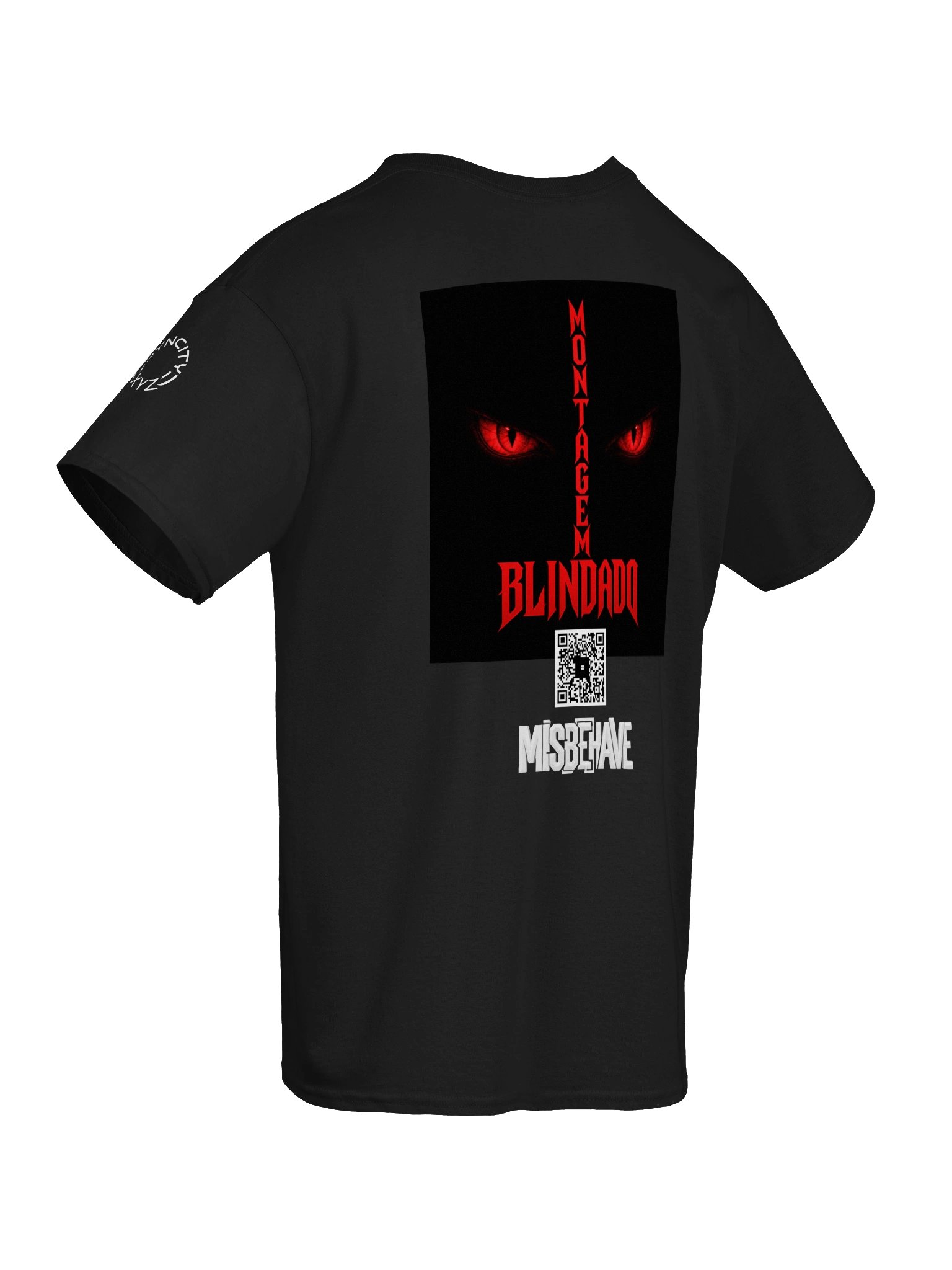MONTAGEM BLINDADO Scan Tee - Dark Brazilian Montagem Art Shirt product image (8)