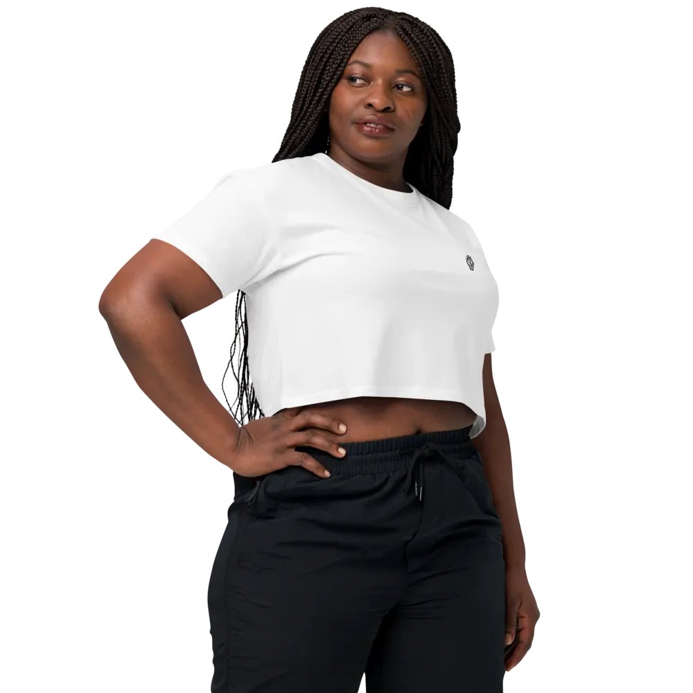 EXCLAIMING MENTALLY (L.C., lined design) embroidered cotton crop top product image (27)