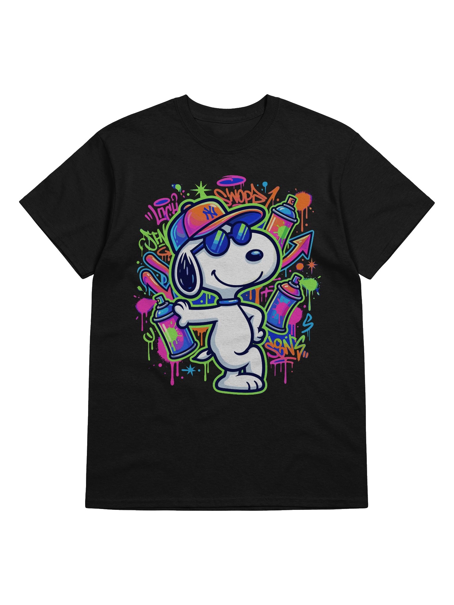 Snoopy graffiti t-shirt product image (42)