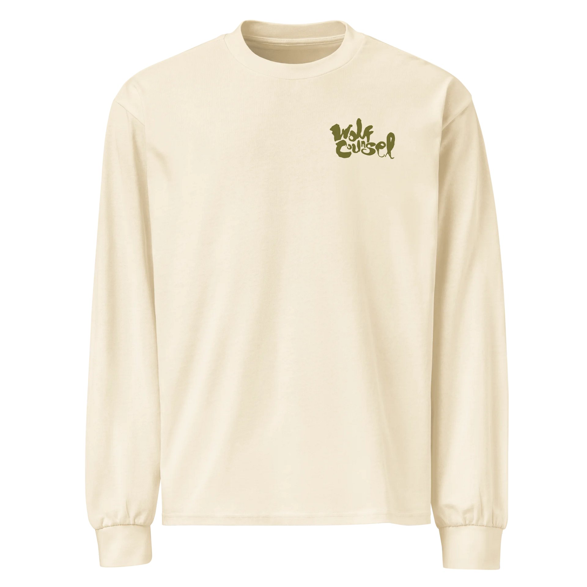 Wolf Counsel AS Colour Premium Heavyweight Long Sleeve Shirt (Back Patch) product image (1)