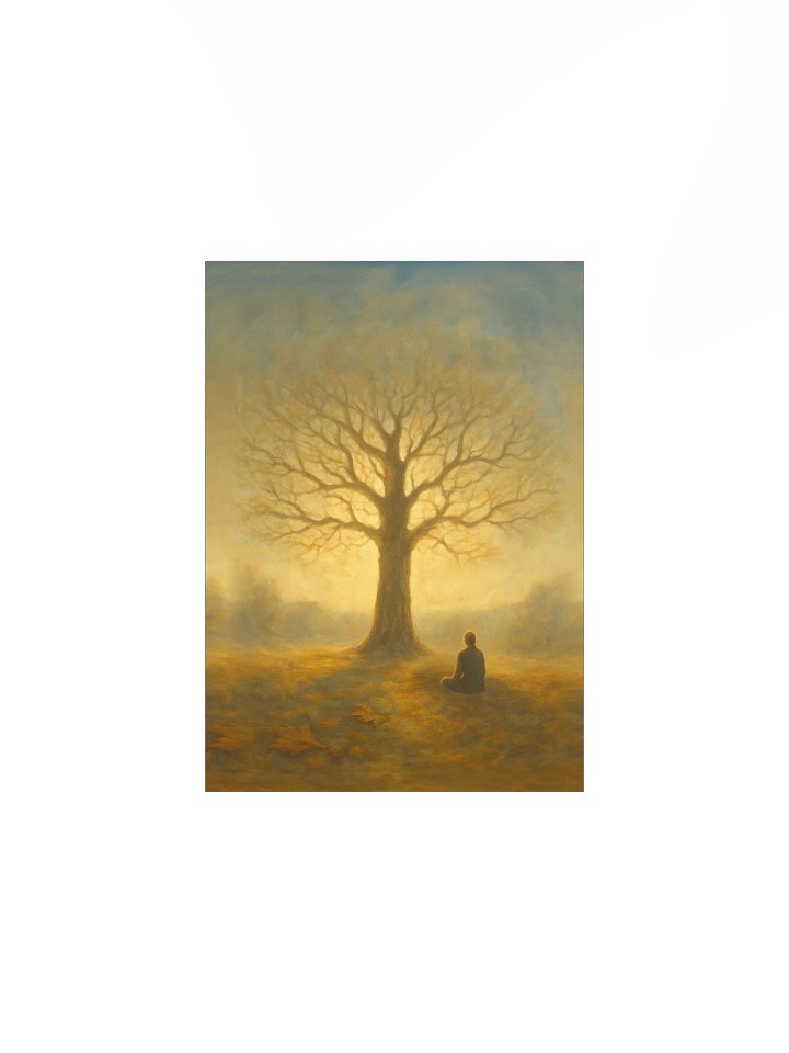 Renewal with Oak Tree, Intention Ritual Mini-Poster product image (1)