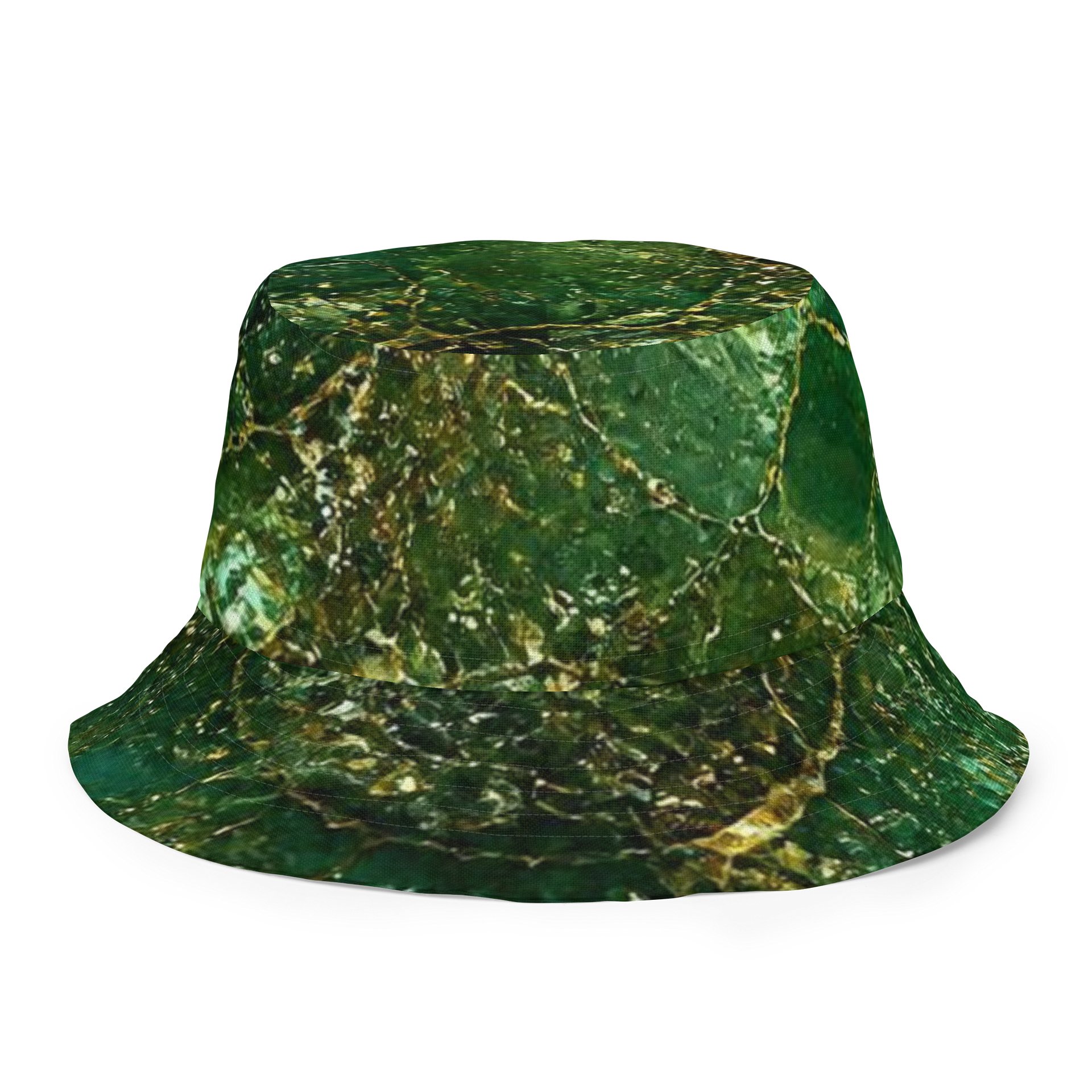 "A522" Emerald Gold Vein Bucket Hat product image (7)