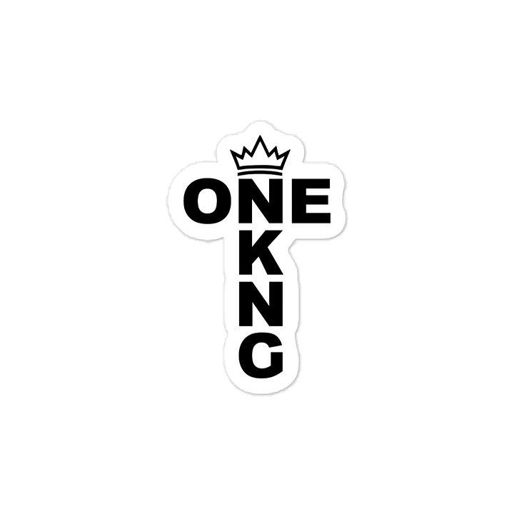 ONE KING Royal Cross Vinyl Decals product image (1)
