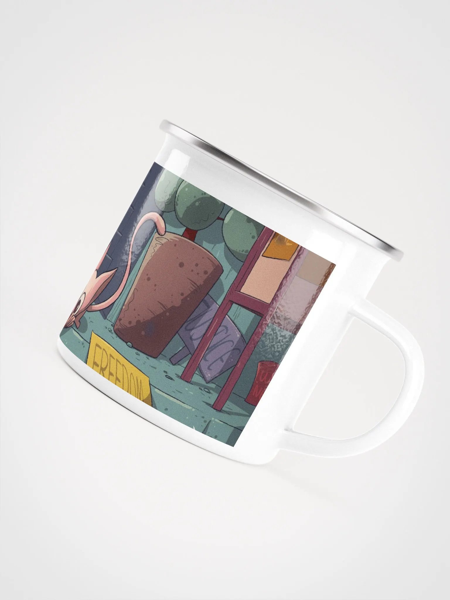 Here for You | Enamel Mug product image (5)