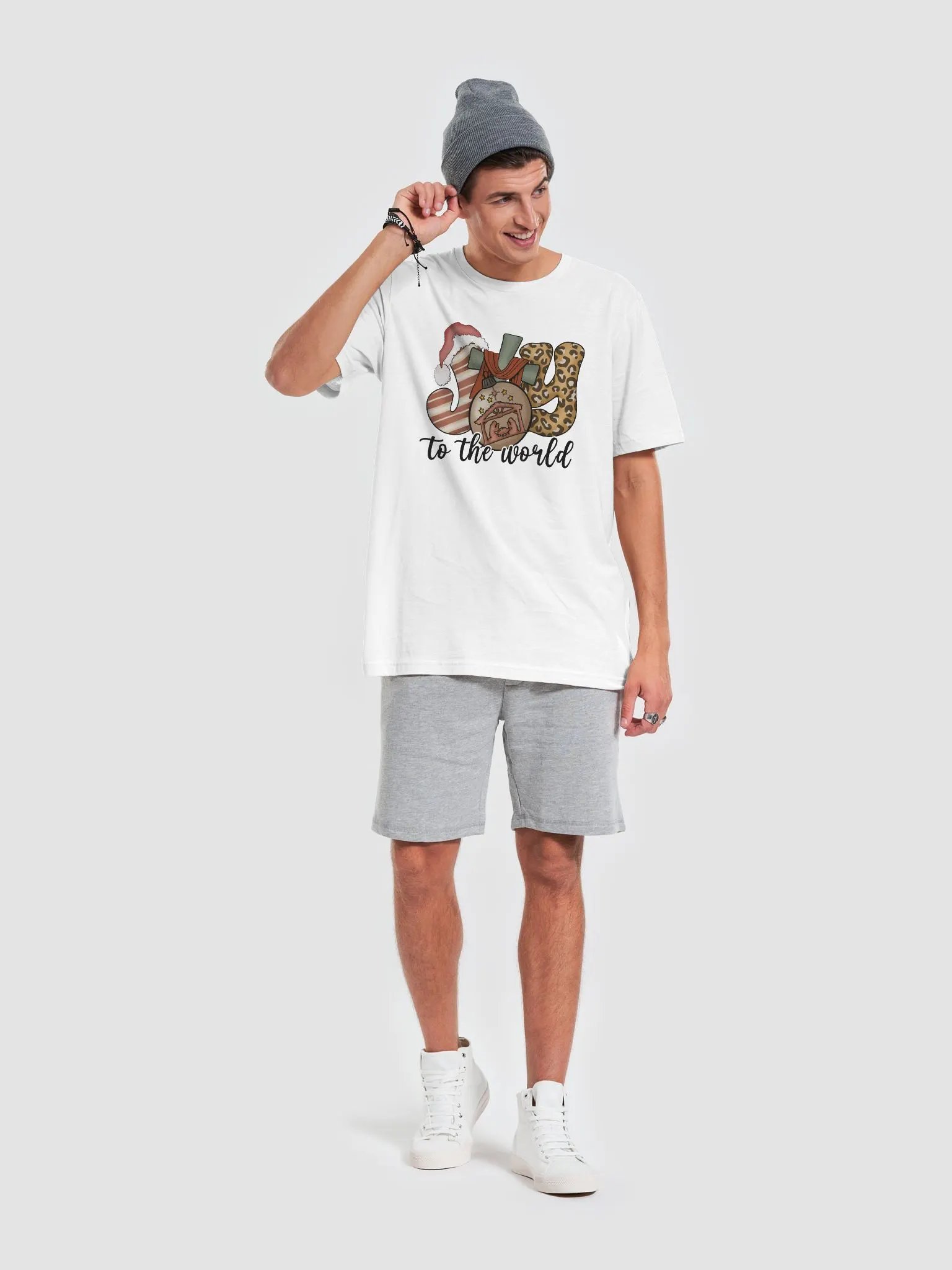 Joy to the World Christmas T-Shirt product image (7)