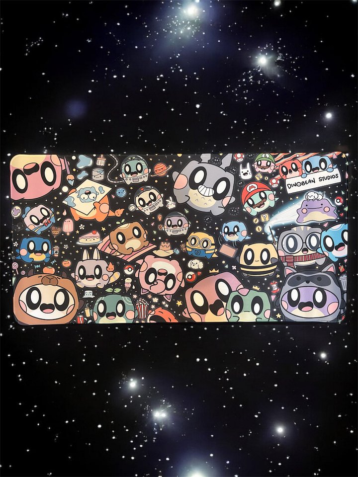 All The Dinobeans Desk Mat | Space Galaxy (3 Color Options) product image (2)