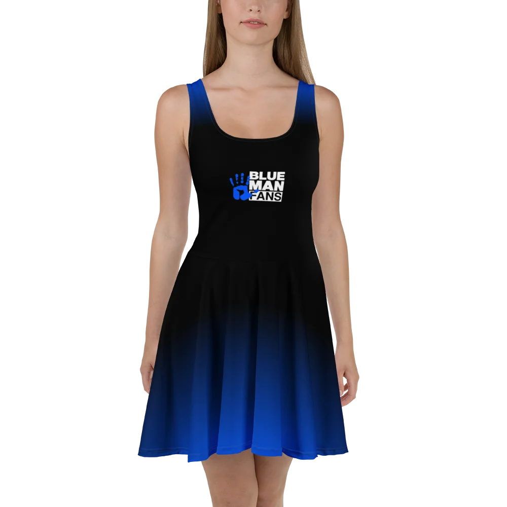 Blue Man Fans Gradient Dress product image (2)