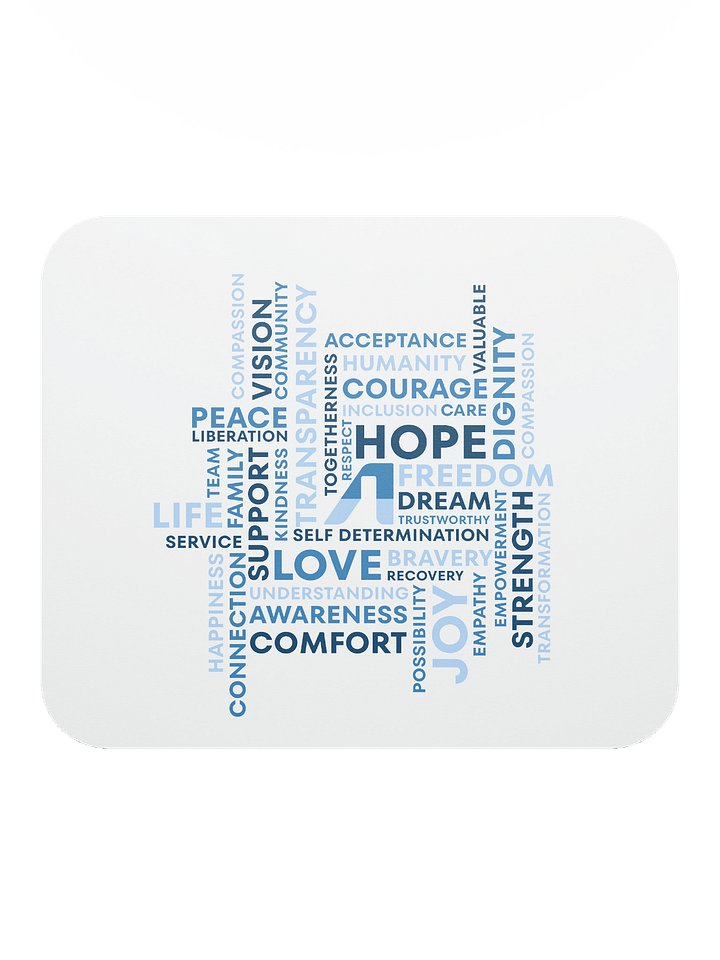 Word Cloud Mousepad product image (2)