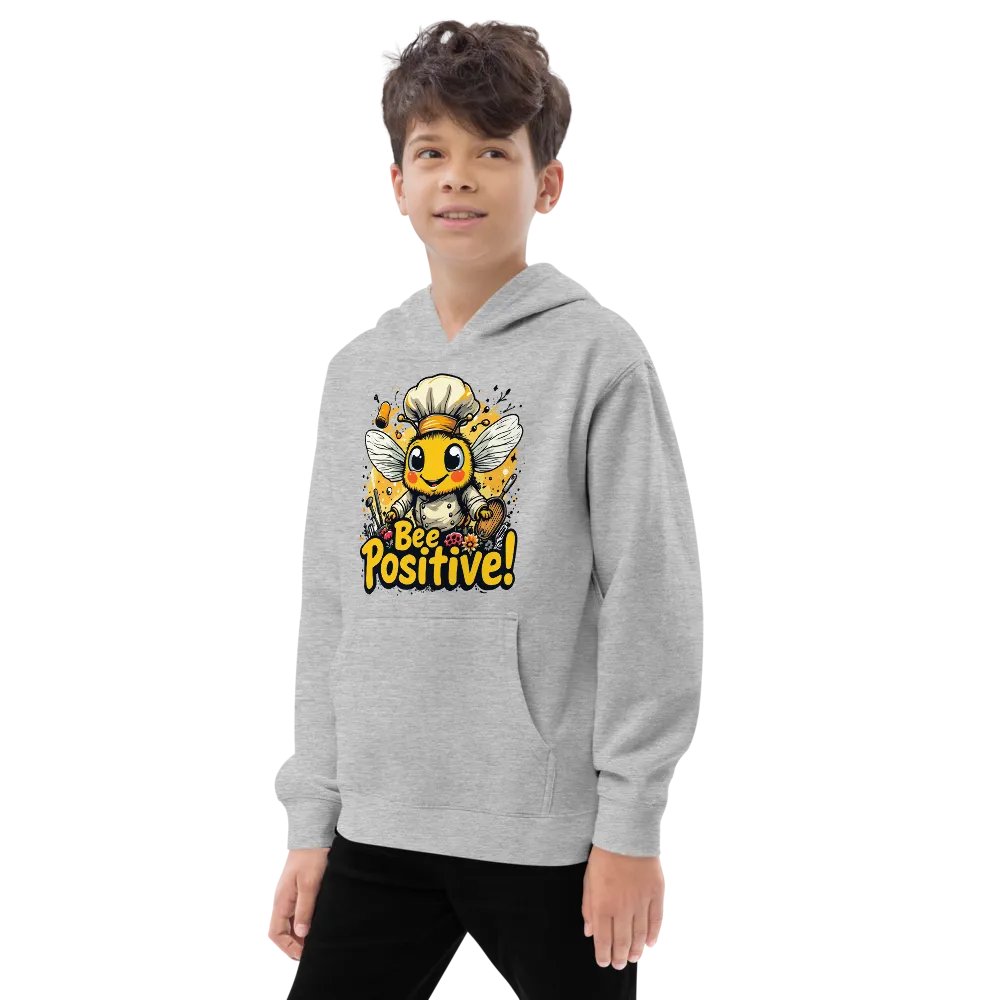 Bee Positive Chef Youth Pullover product image (9)
