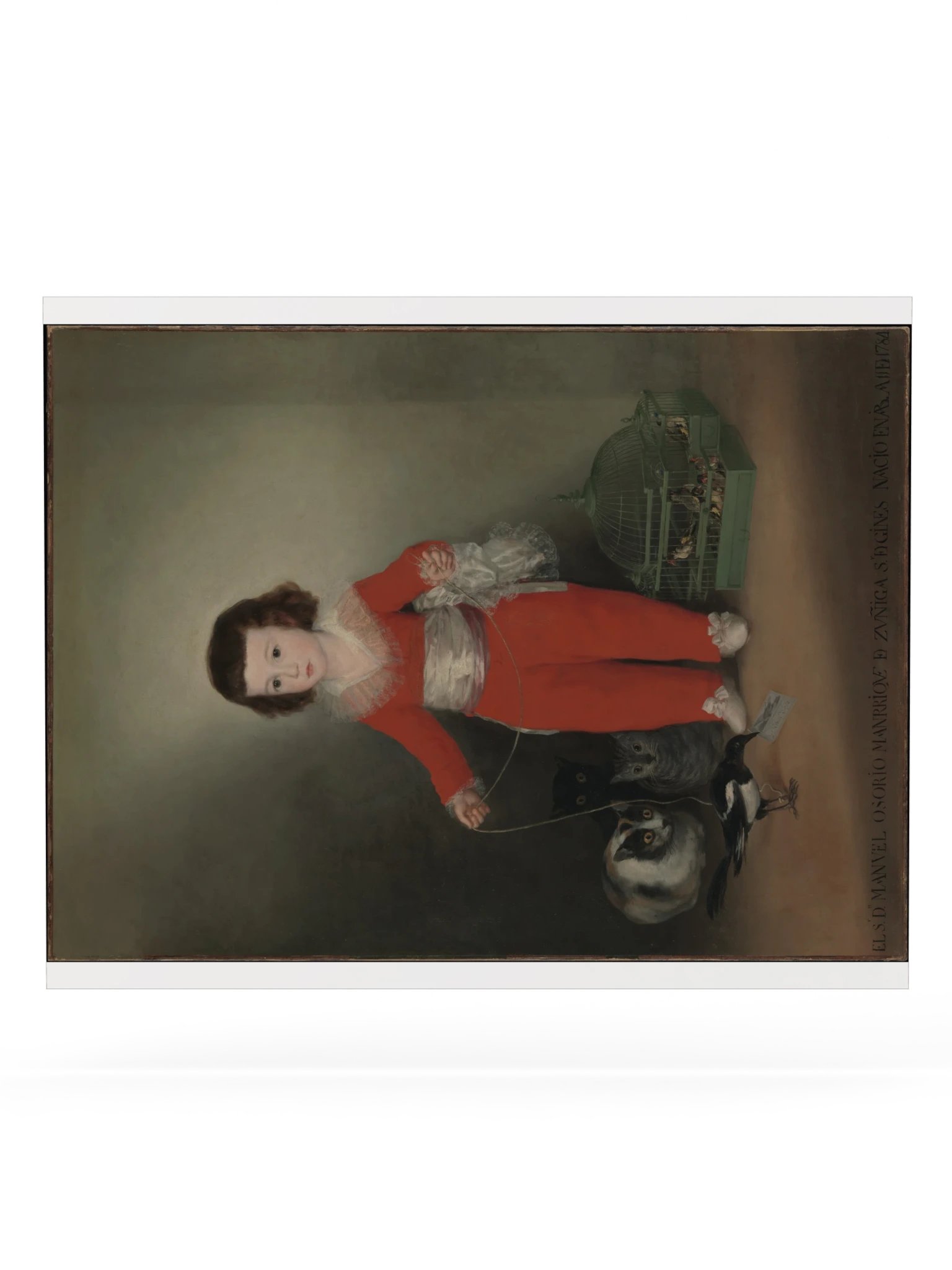 Goya, The Red Boy: Manuel Osorio (1787–1788) Fine Art Print product image (34)