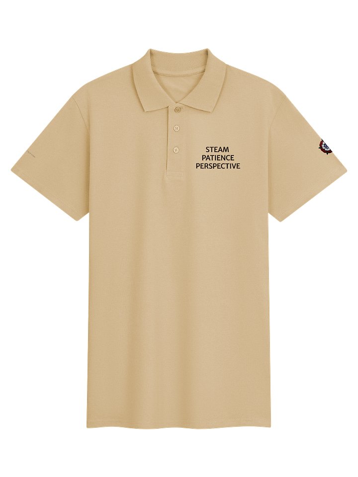 Steam. Patience. Perspective. - Classic Polo Shirt - Sand product image (1)