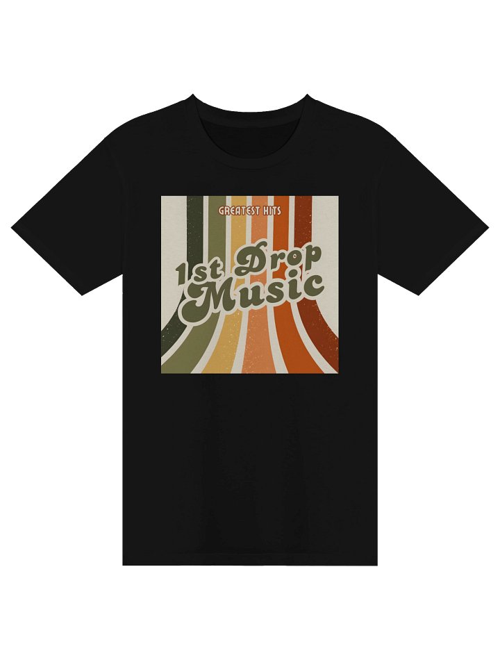 1st Drop Music Retro Record Sleeve T-shirt product image (1)