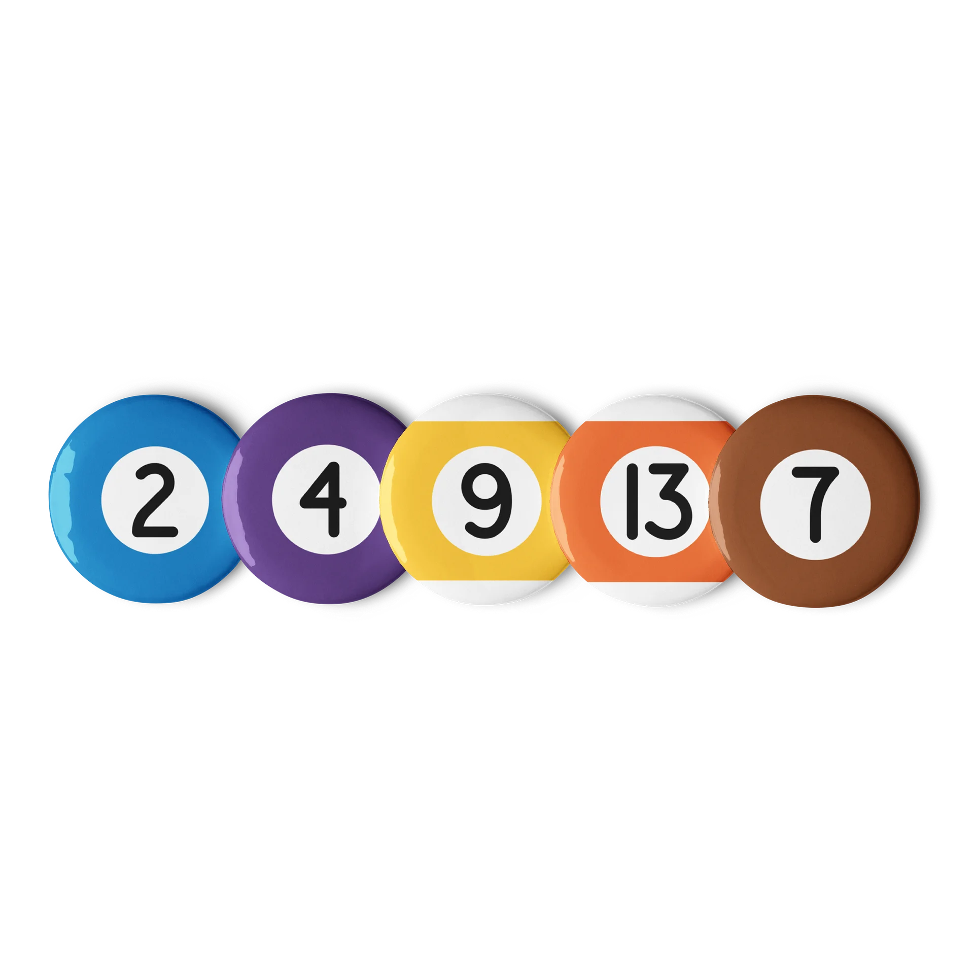 Pool Ball Pins Set B product image (2)