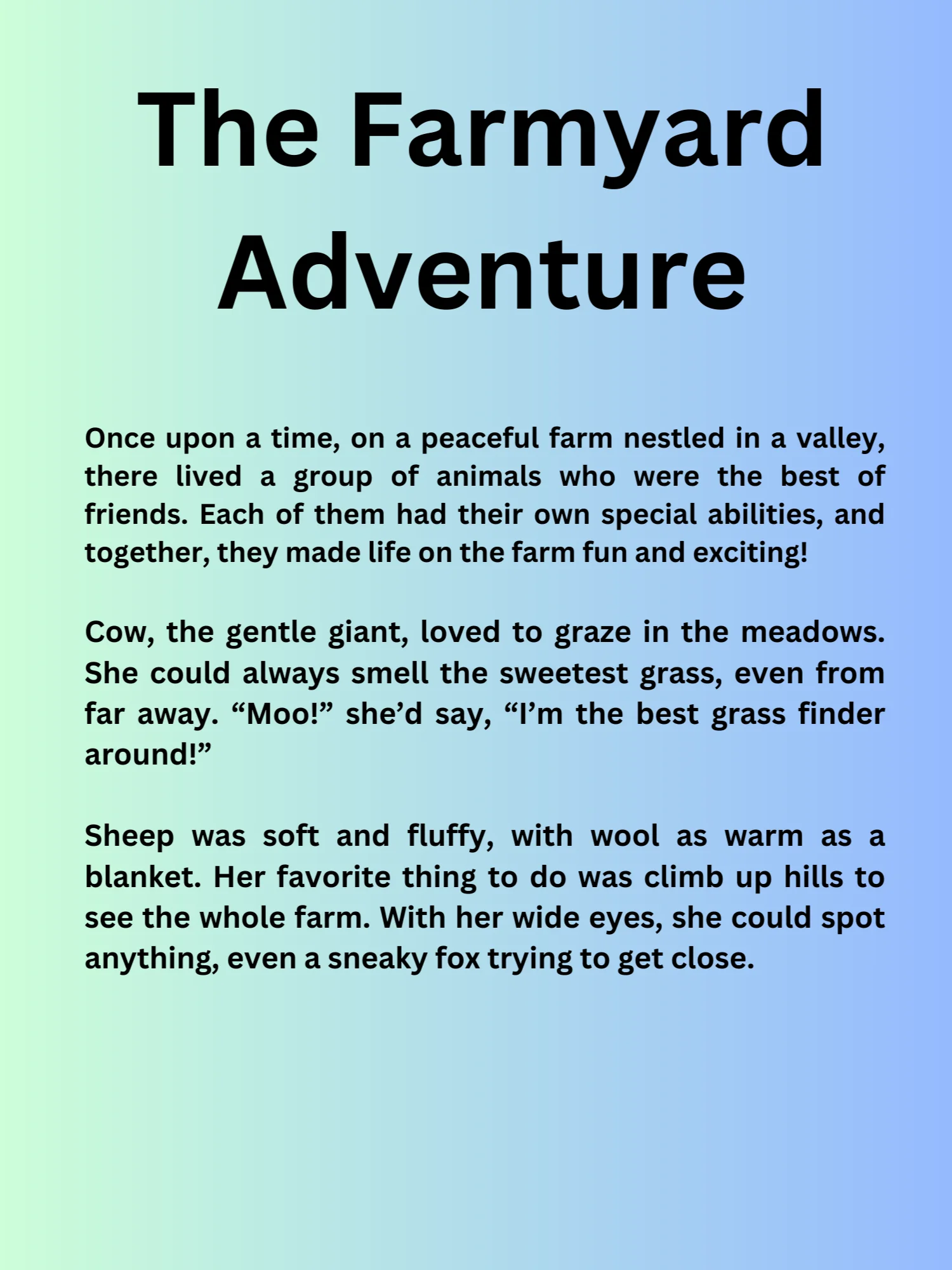 Farm Animals Facts and Habitats Educational Workbook for Kids product image (3)