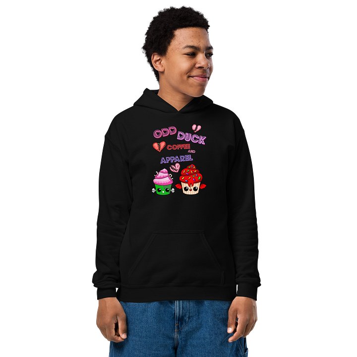 Odd Duck Cupcake Youth Hoodie product image (1)