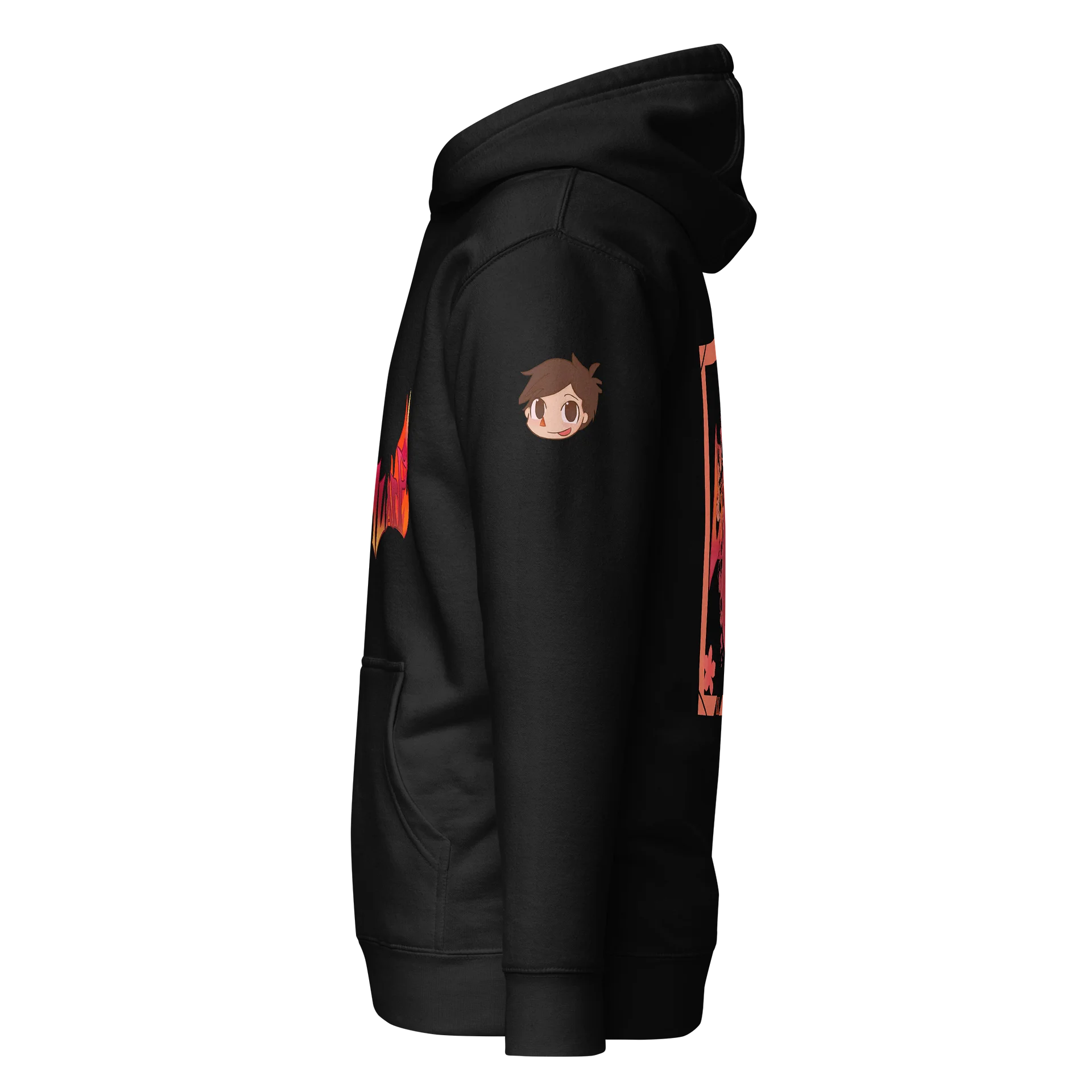 Larm Larp Flame Comic Hoodie product image (8)