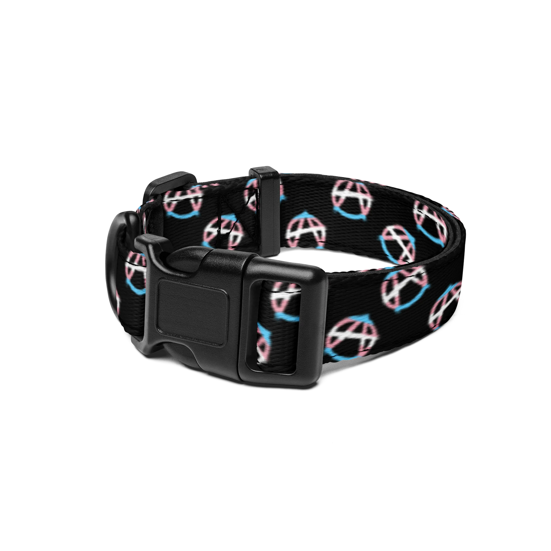 Trans Anarchy Dog Collar product image (1)