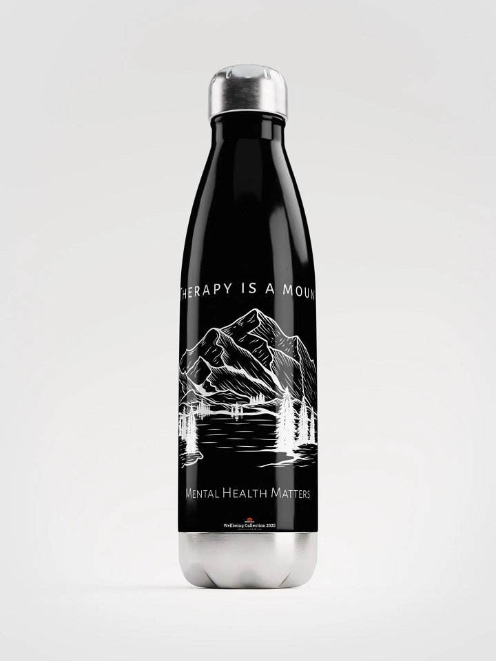 My Therapy is a mountain - Water Bottle product image (1)