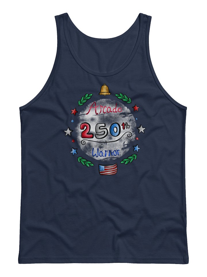 Arcade Warrior America 250 Logo Men's Tank Top product image (1)