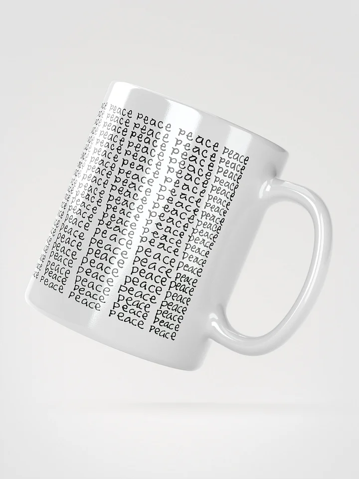 Peace 2 White Glossy Mug product image (2)