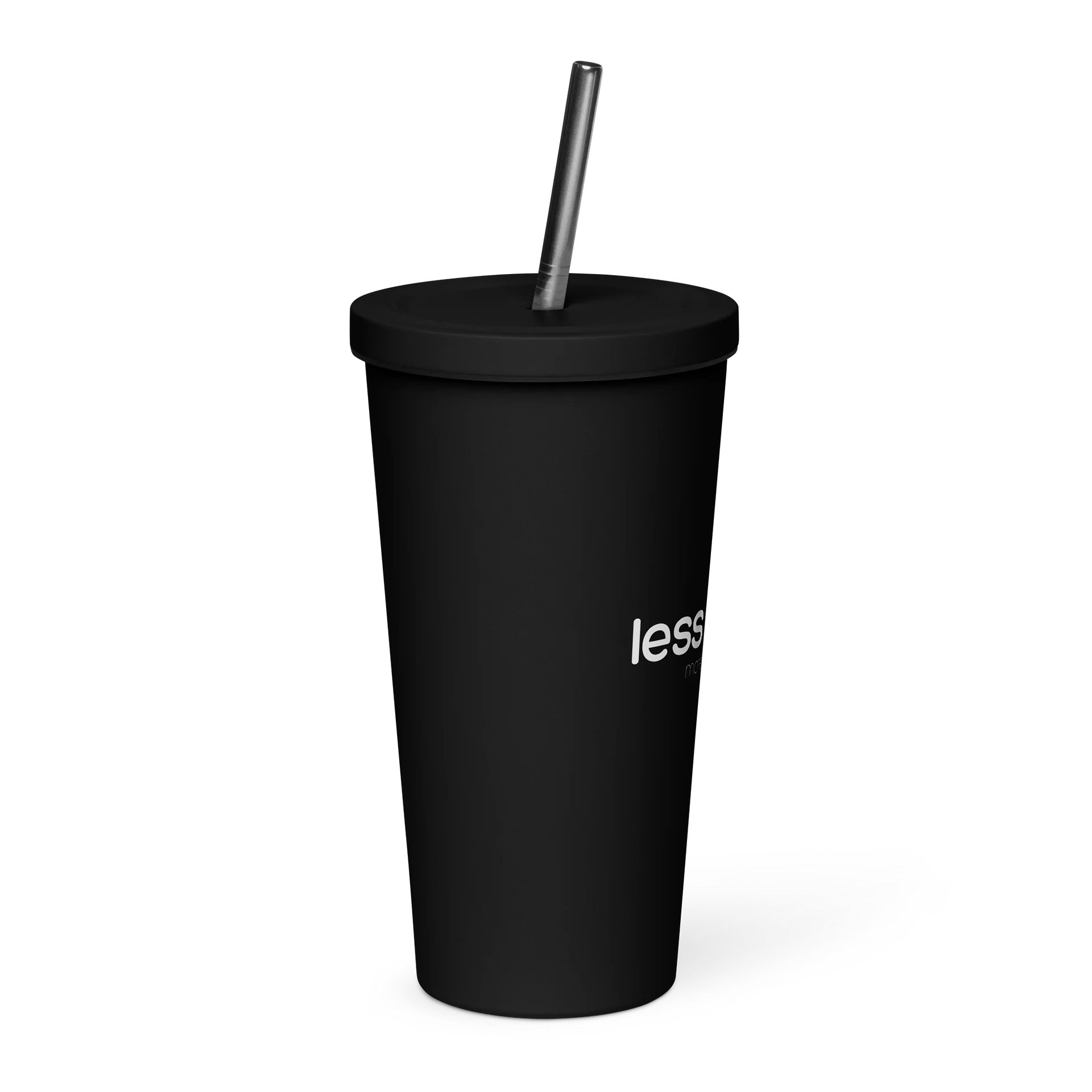Insulated Tumbler with Straw - Less Noise. More Meaning product image (7)