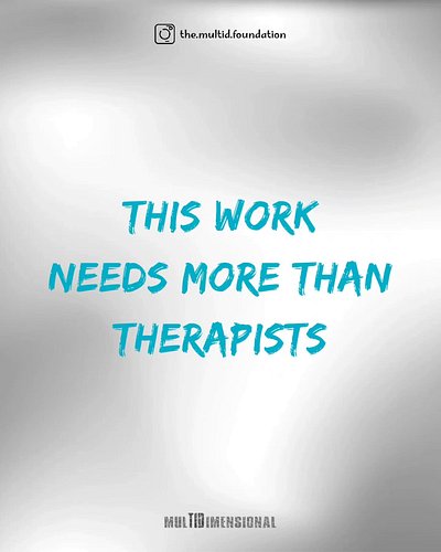 Dissociative systems do not only encounter barriers in clinical spaces. They encounter them:
• in bureaucracies
• in workplac...