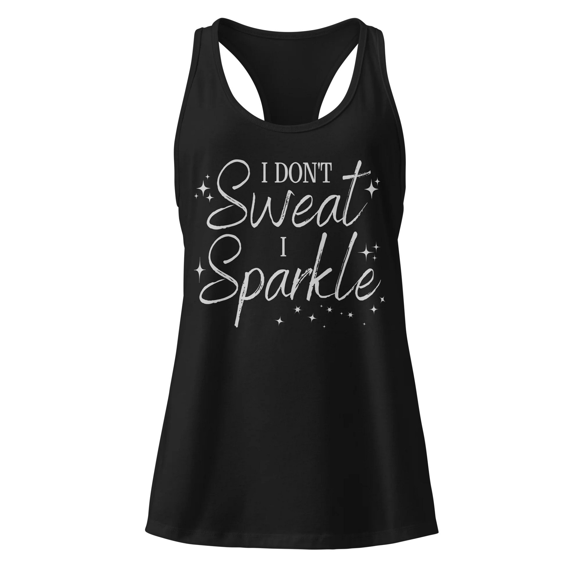I Don't Sweat I Sparkle Racerback Tank Top product image (1)