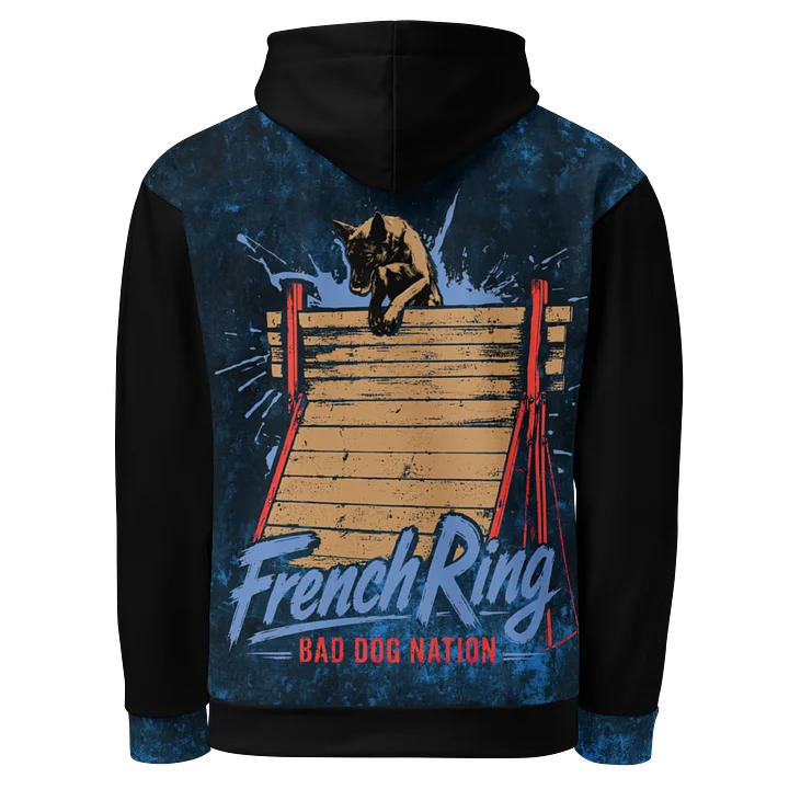 French Ring Palisade - Adult All-Over Print Unisex Hoodie product image (1)