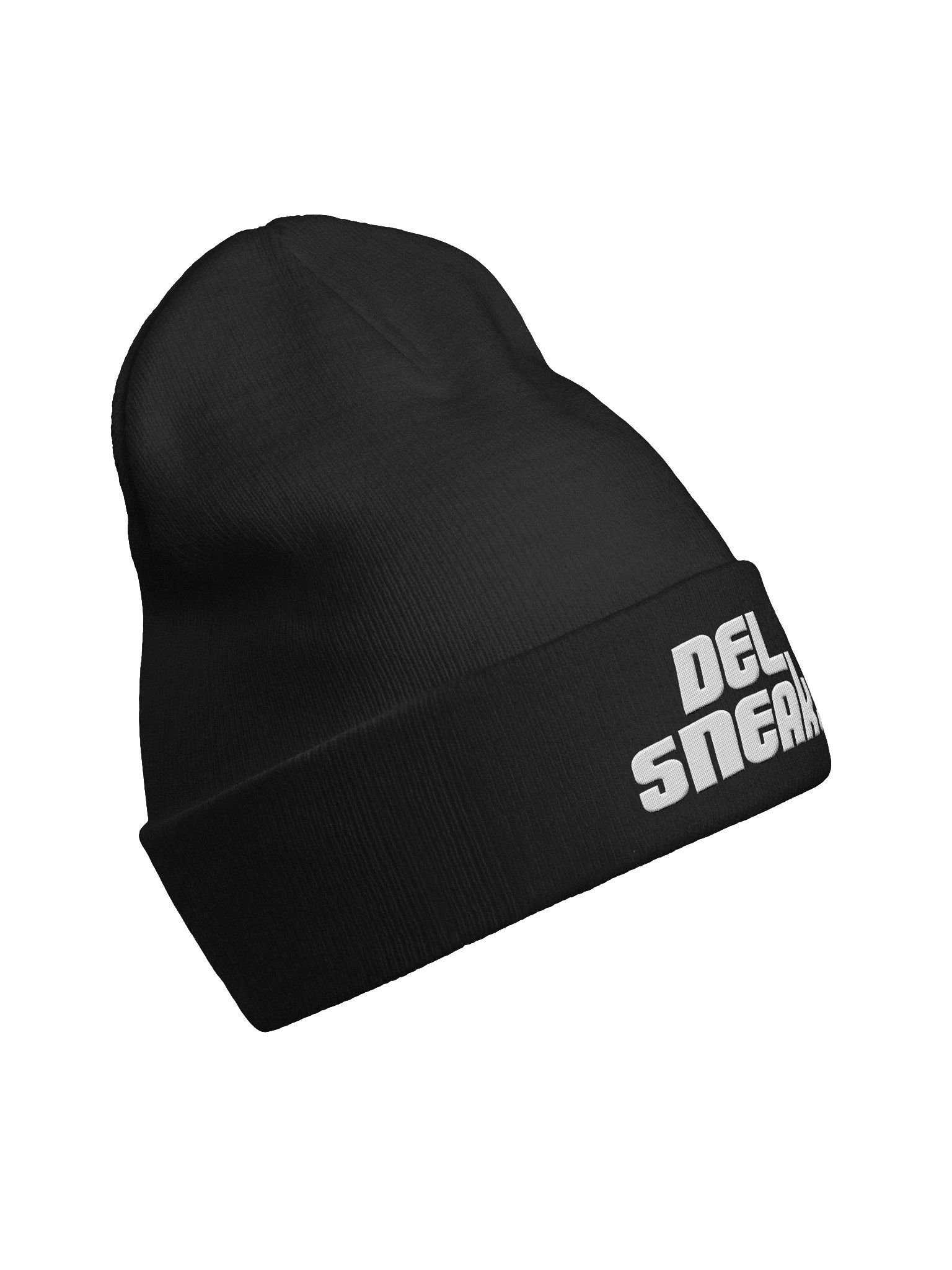 Classic Logo Embroidered Beanie Hat Black product image (4)