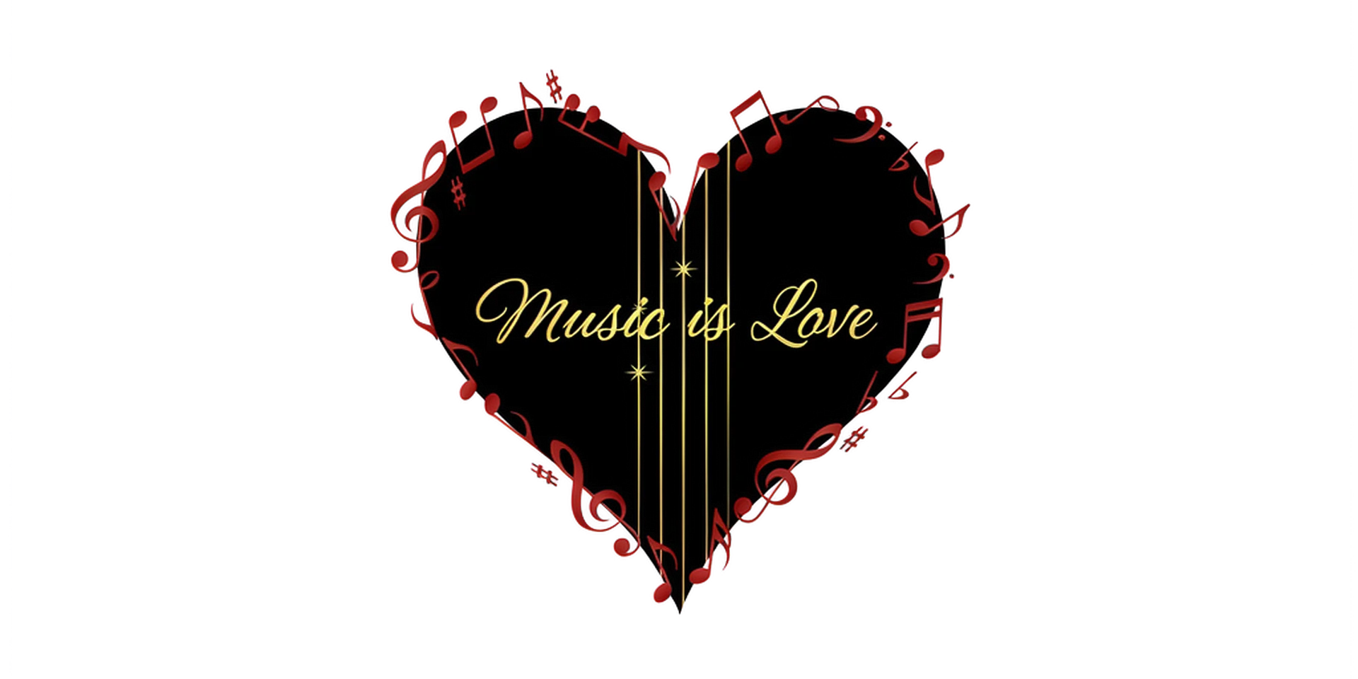 Music Is Love Heart Mug product image (2)