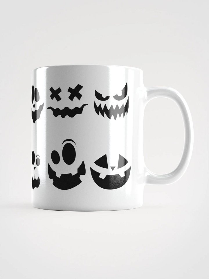 Scary Faces White Glossy Mug product image (1)