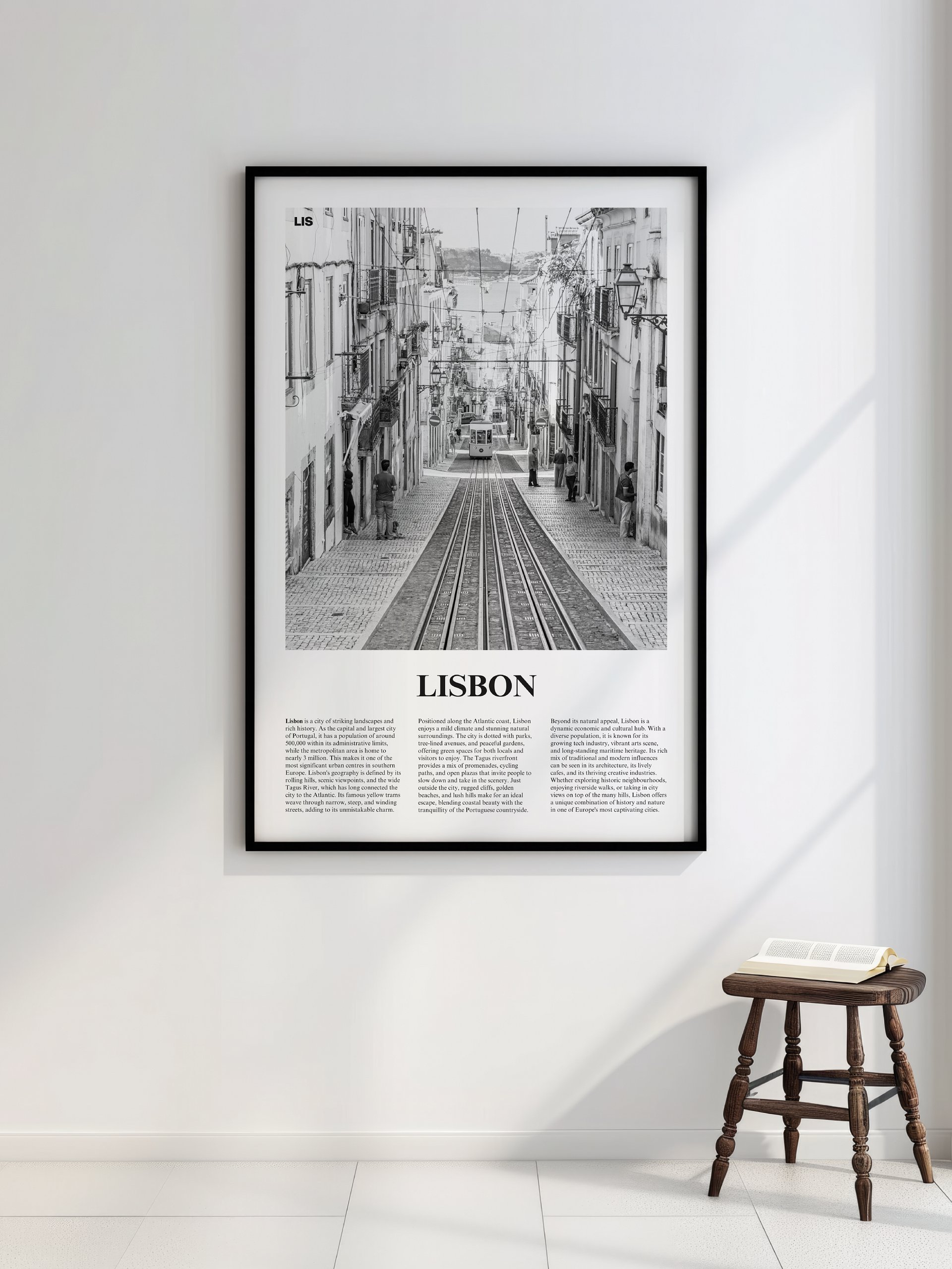 Lisbon 01 Newspaper Poster product image (2)