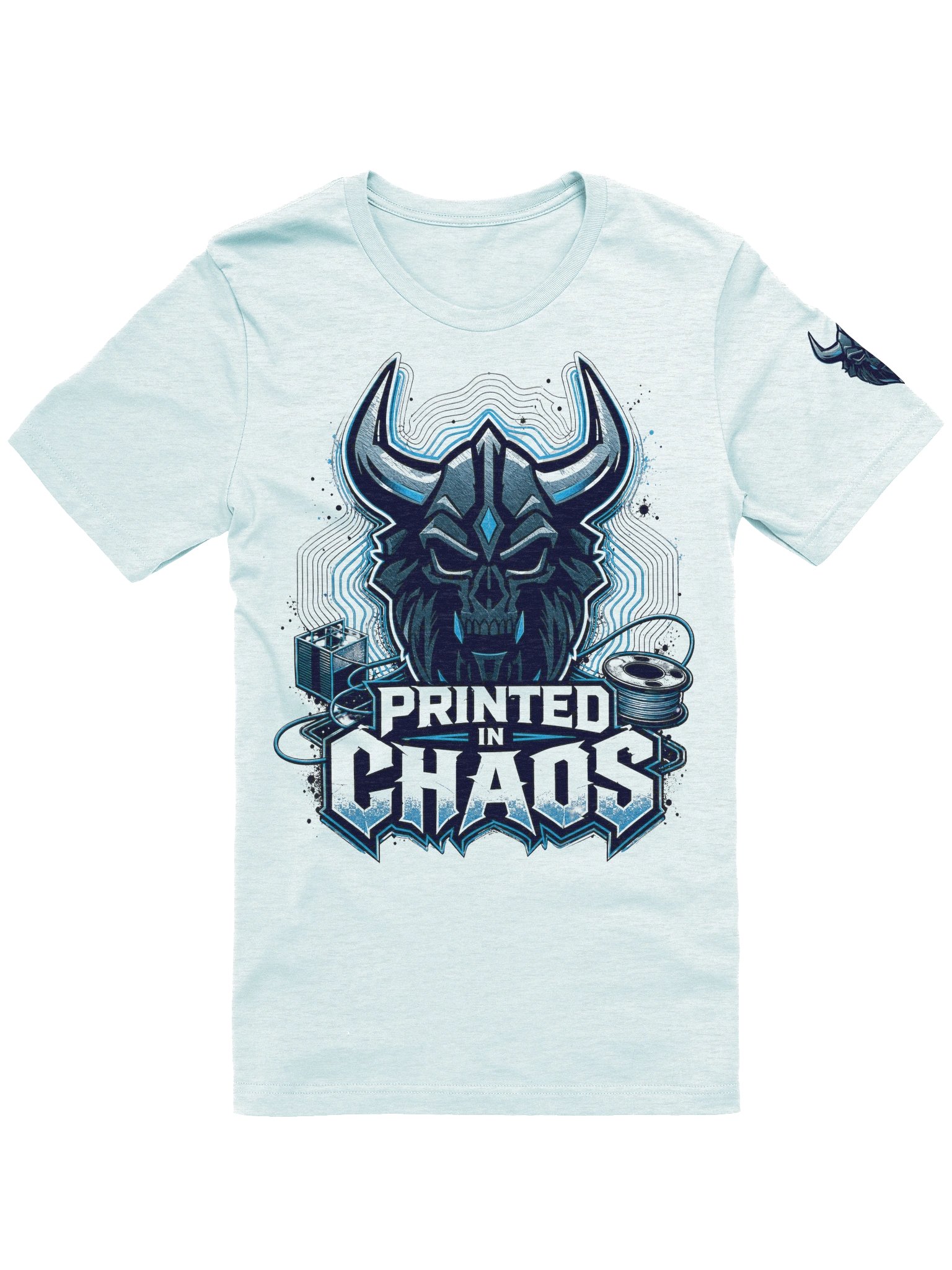 Printed in Chaos Skull Graphic Tee product image (121)