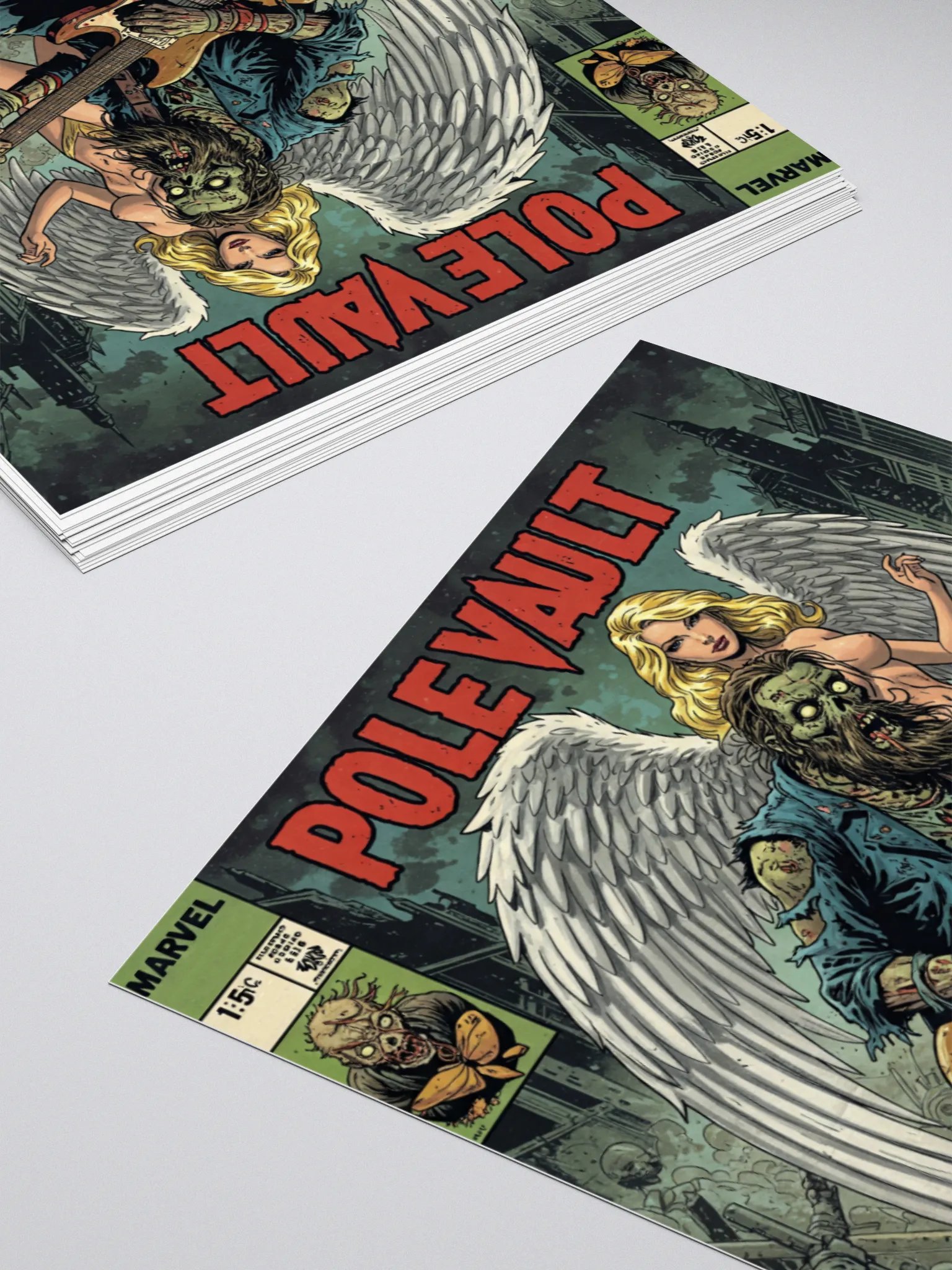 Pole Vault Comic Sticker product image (12)
