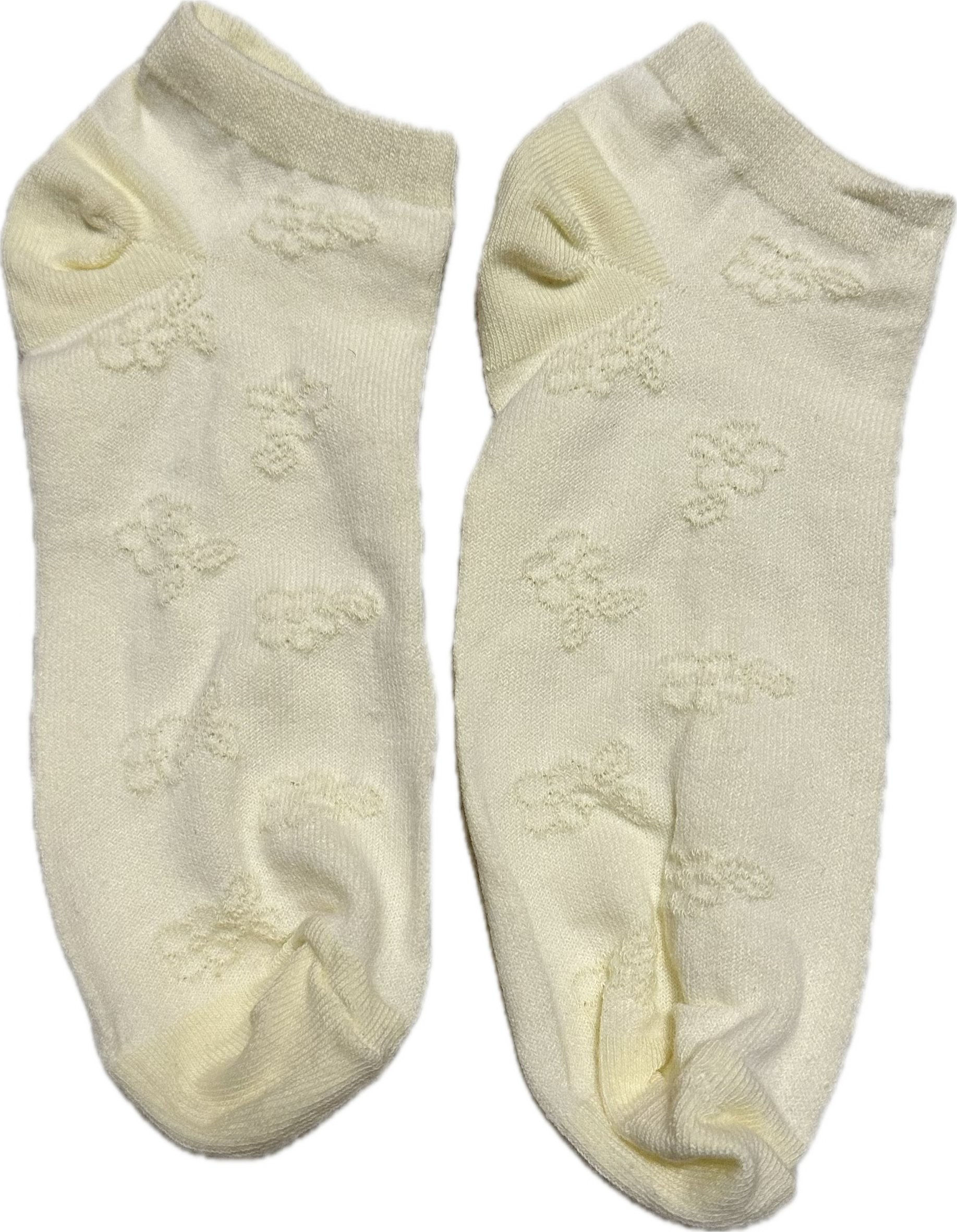 Yellow flower ankle socks product image (1)