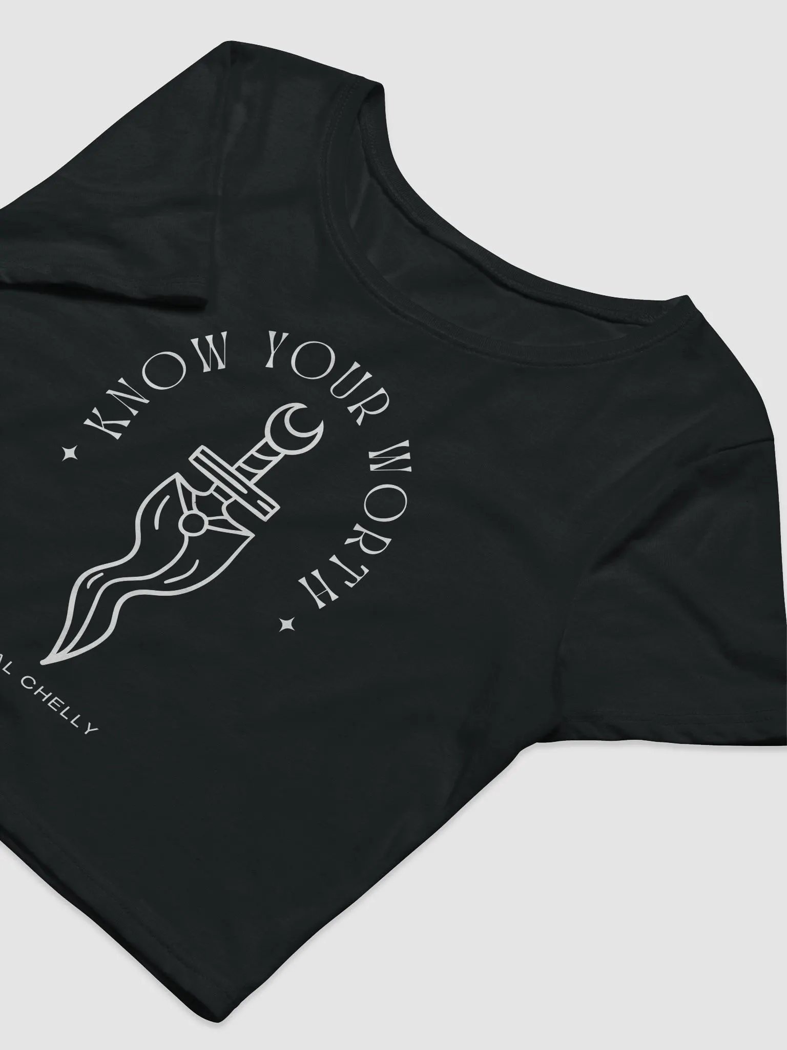 Know Your Worth Crop Top product image (3)