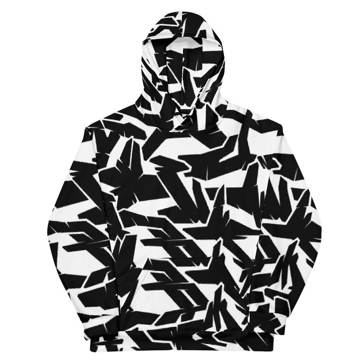 MALEREI LÁVINCI | BLACK/WHITE HOODIE product image (1)