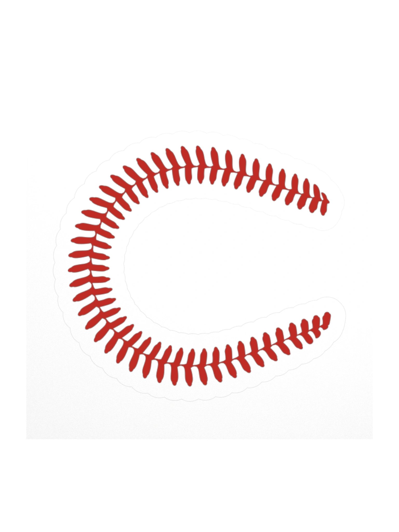 C Seams Sticker product image (1)