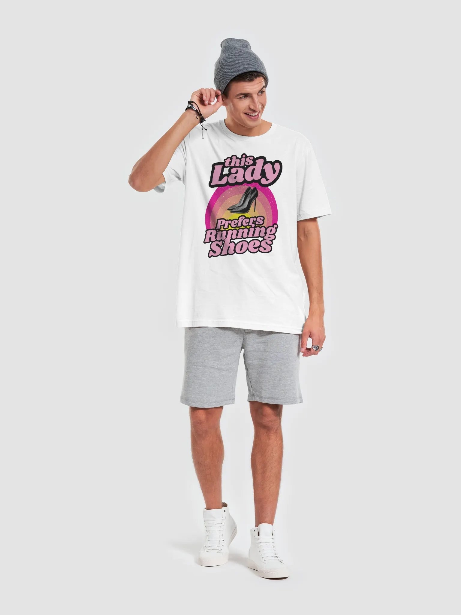 Lady Prefers Running Shoes T-Shirt product image (34)