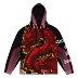Japanese Dragon Zip Hoodie – Crimson Dragon Graphic