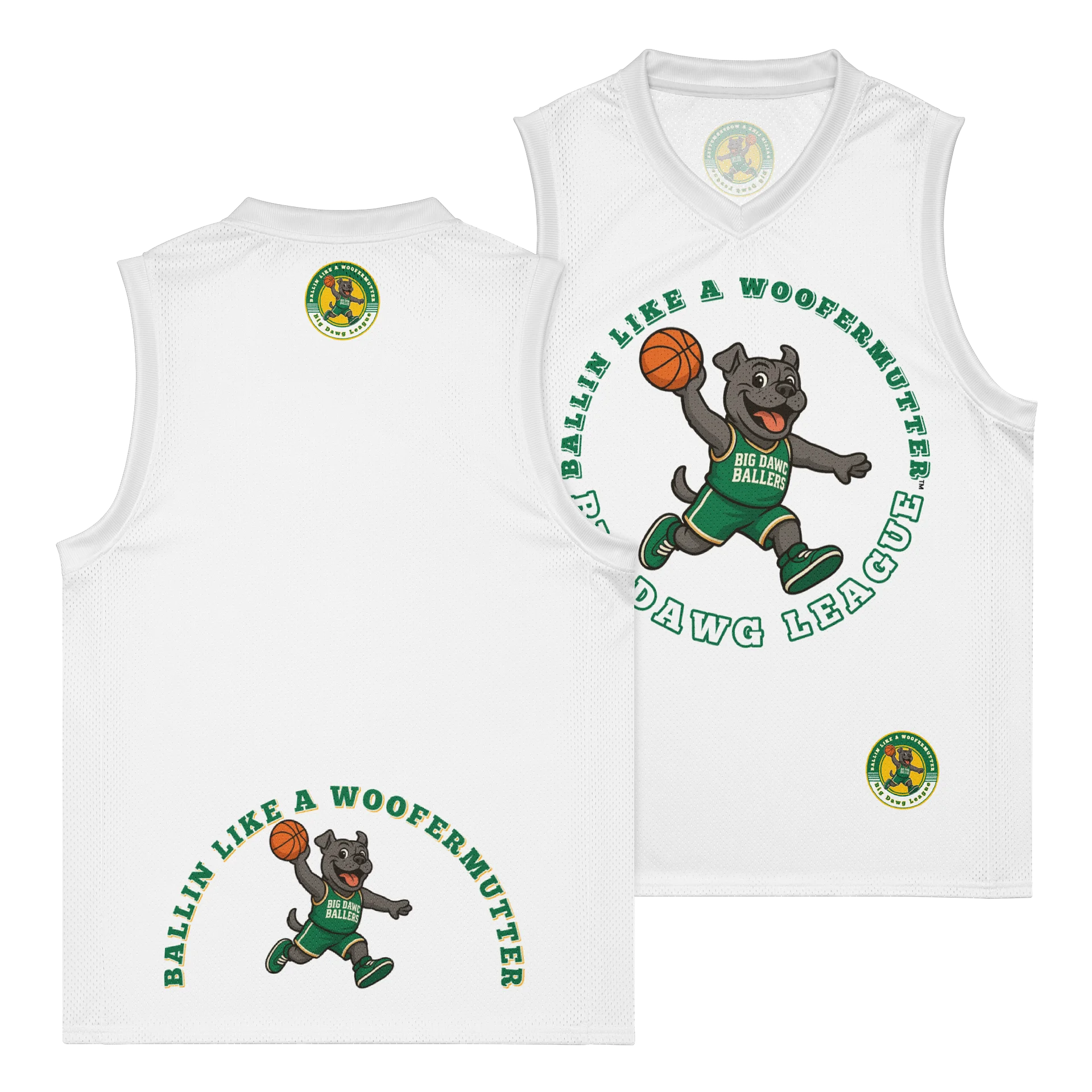 Cane Corso Ballin Like A WooferMutter™ Premium Basketball Jersey product image (1)