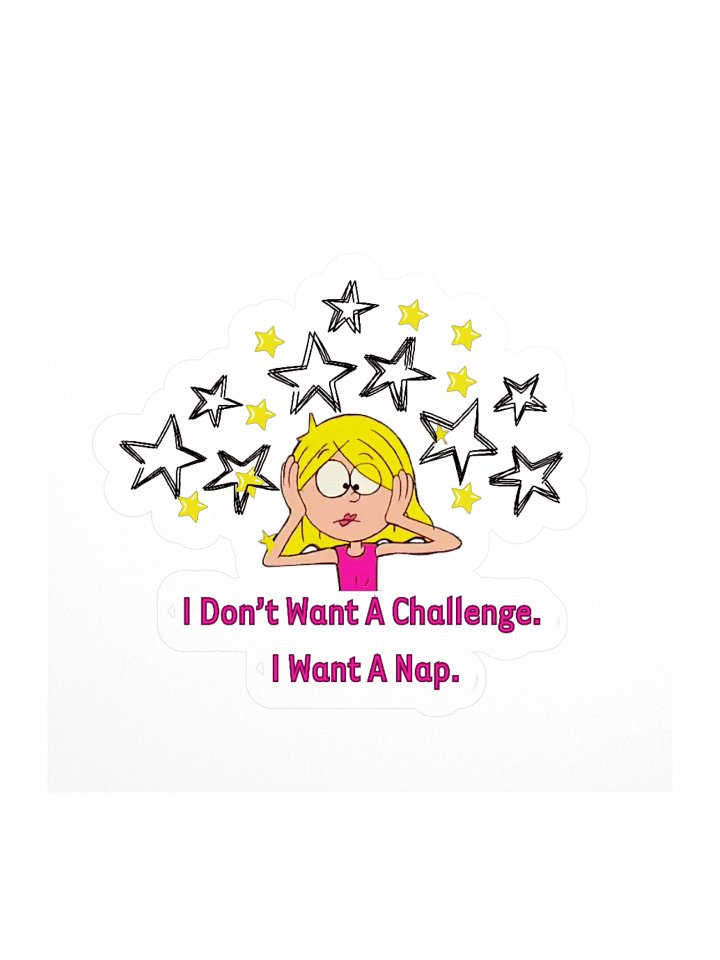 Lizzie McGuire Lizzie's In A Tizzy Kisscut Sticker product image (1)